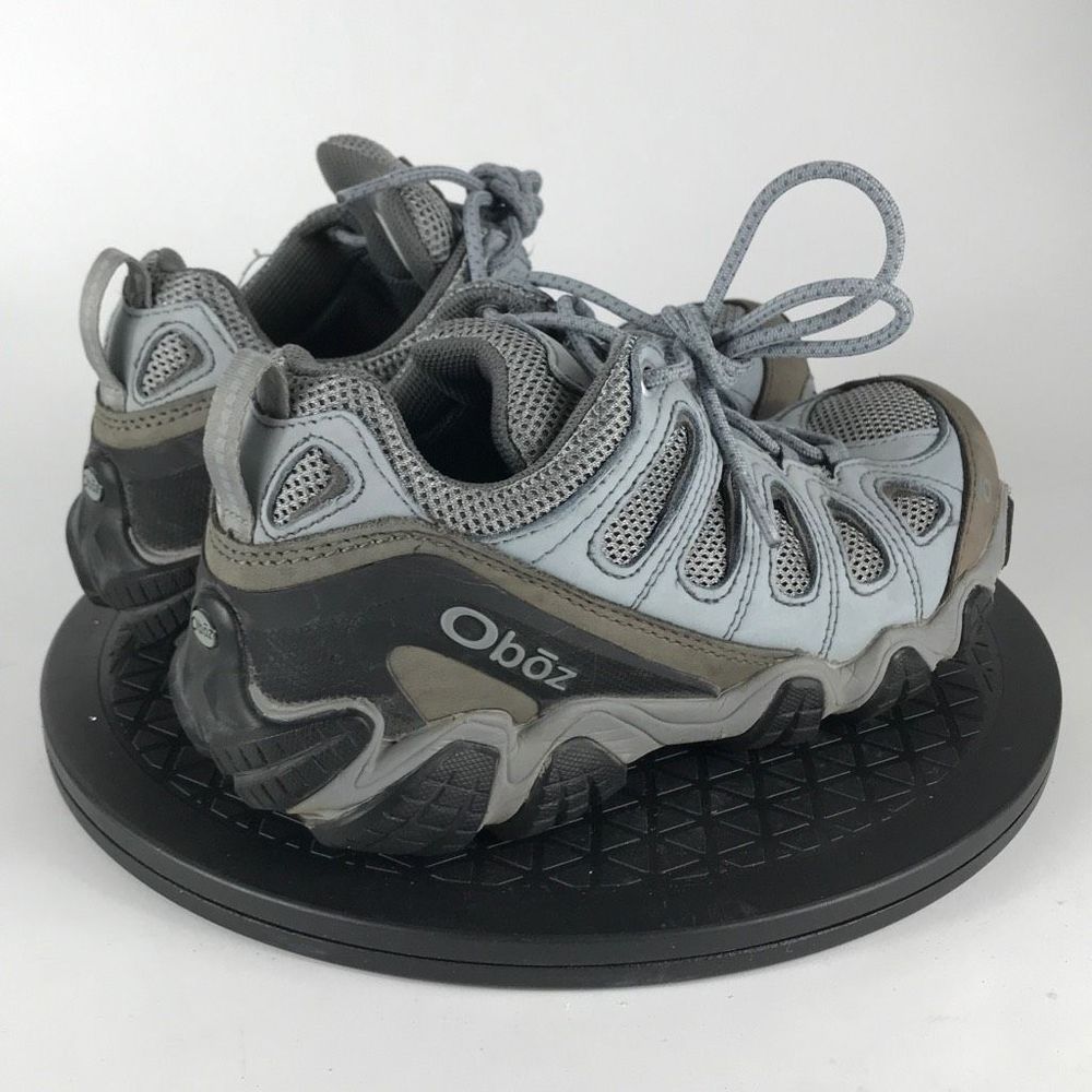 Oboz Low Top Hiking Boots Low Top Gray/Blue Women’s Size 8.5 - Picture 5 of 12